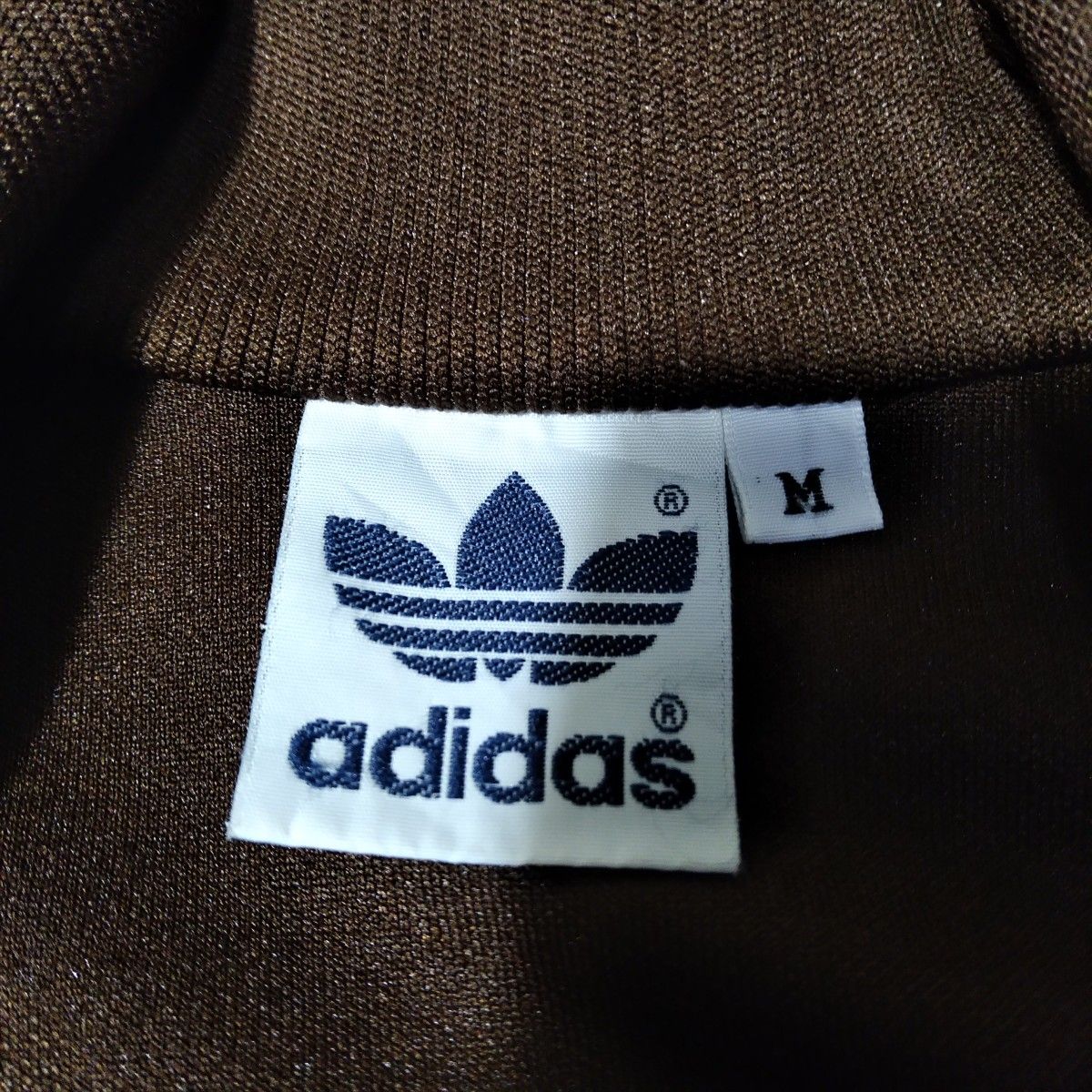 希少】adidas ブラウン×ラスタカラー トラックジャケット 希少】adidas ブラウン×ラスタカラー トラックジャケット