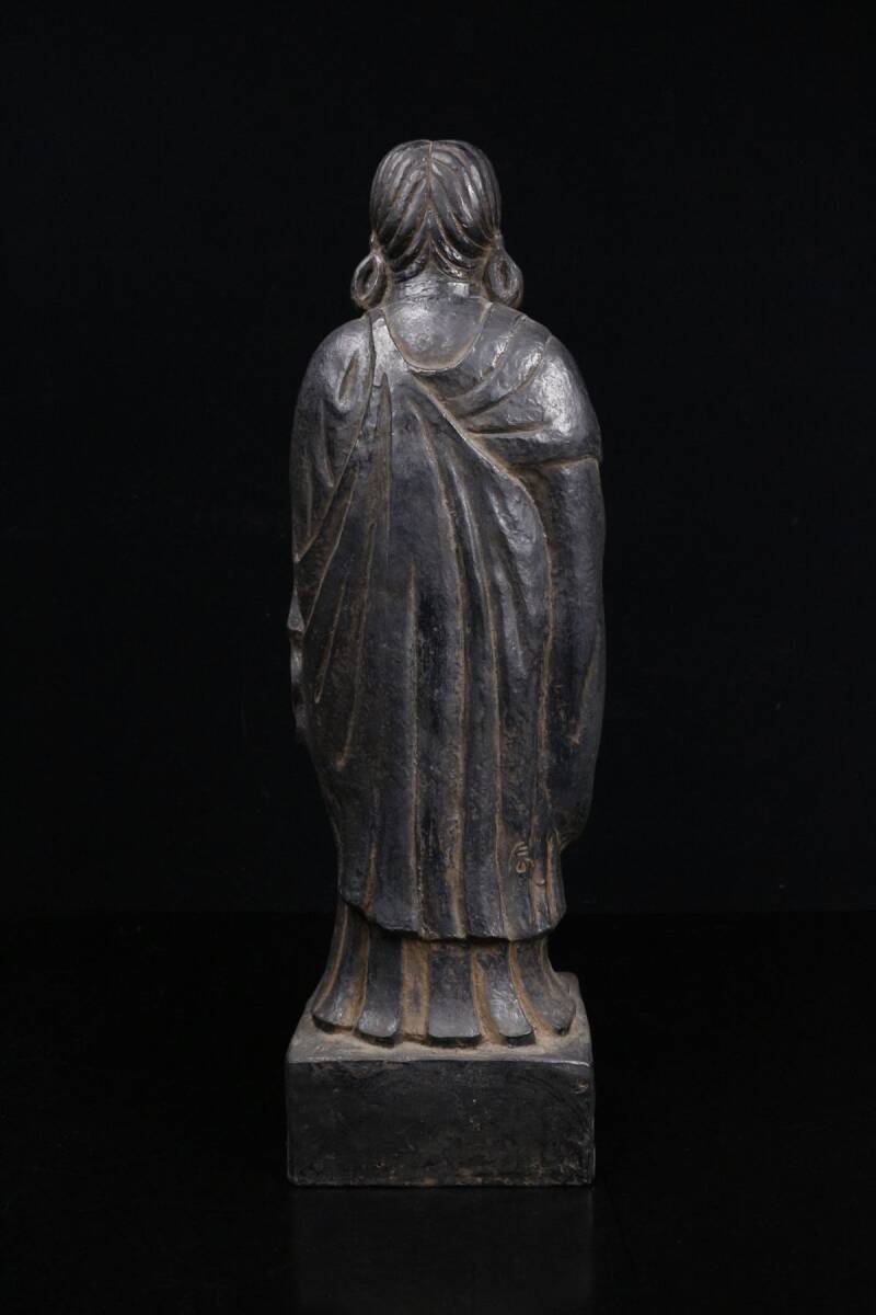 LIG】金工家 板坂辰治 銅製 聖徳太子像 特大52㎝ 8.2kg 孝養像 LIG】金工家 板坂辰治 銅製 聖徳太子像 特大52㎝ 8.2kg 孝養像