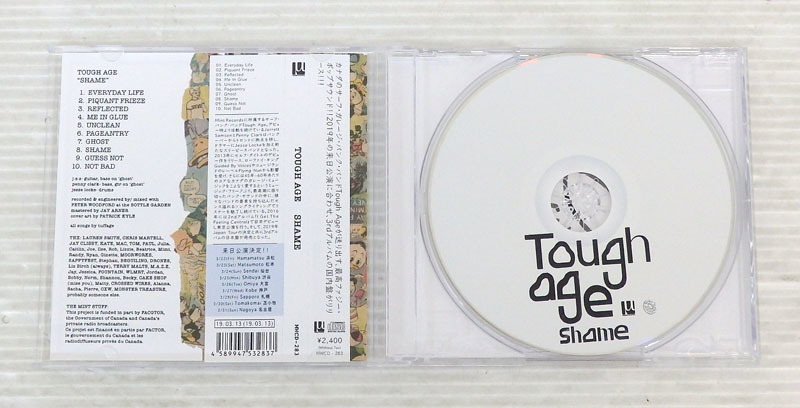 Tough Age タフ・エイジ SHAME 帯付 CD_画像2