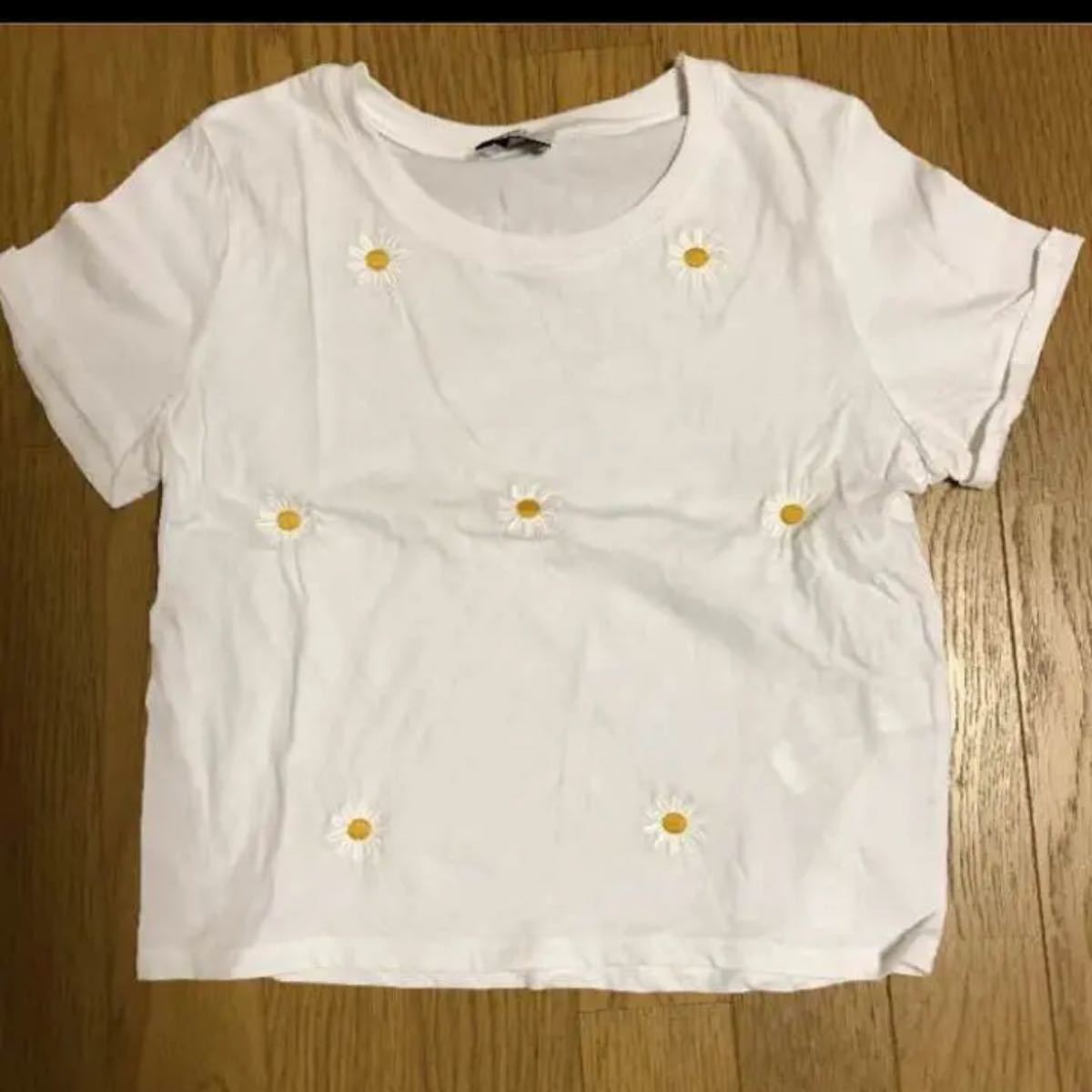 ☆ドイツ発*ZARA*新作*CALI刺繍ポロカラーTシャツ/MUSTARD☆ ZARAマーガレット刺繍Tシャツ|Yahoo!フリマ(旧PayPayフリマ)