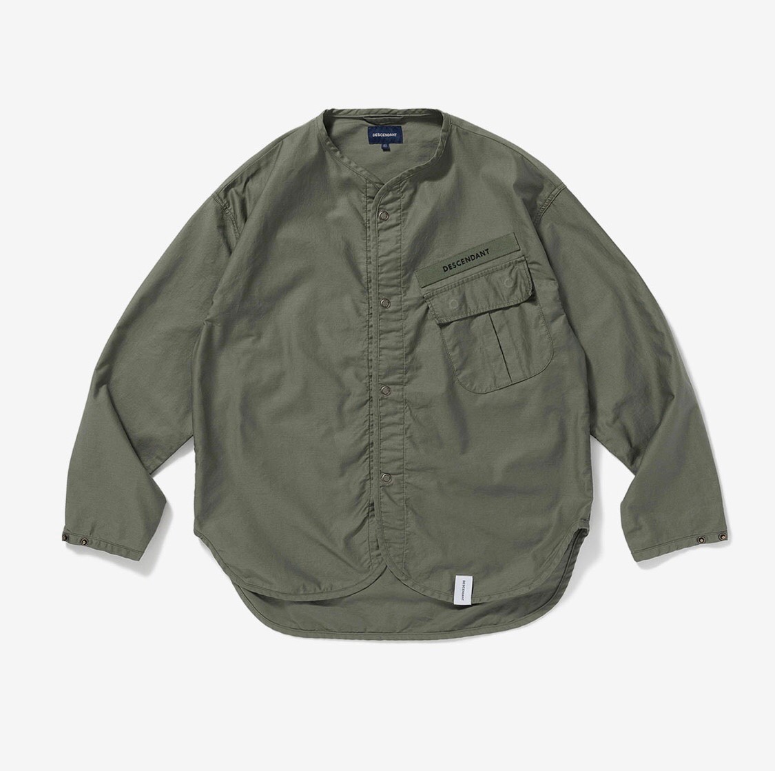 ★新品本物【灰★2】★REMNANTS MOLESKIN LS SHIRT レムナント モールスキン シャツ 正規店購入 ディセンダント 入手困難 DESCENDANT 20S/S