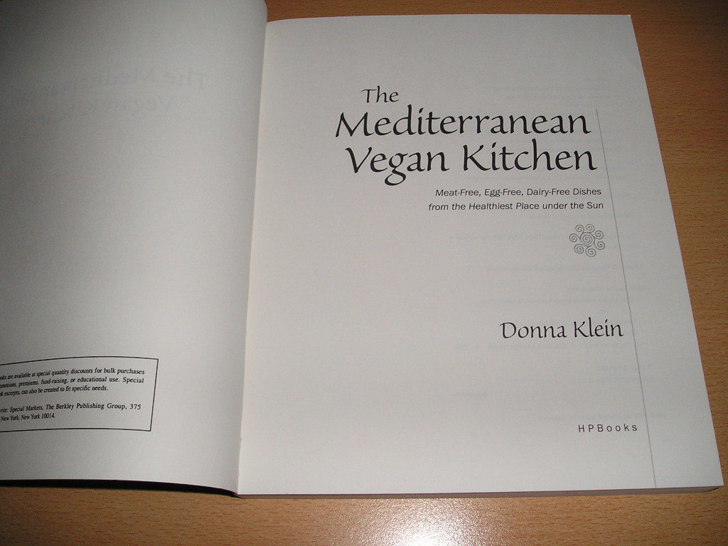  foreign book * vi - gun. ground middle sea cooking recipe compilation 300 selection *The Mediterranean Vegan Kitchen