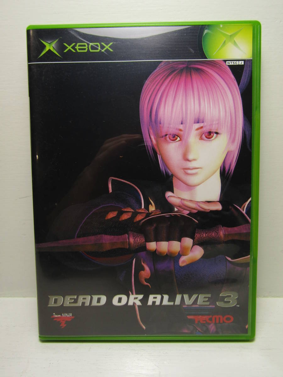 XBOX DEAD OR ALIVE 3 戦うひとへ デッドオアアライブ USED美品 TECMO スマートレター送料１８０円 _画像1