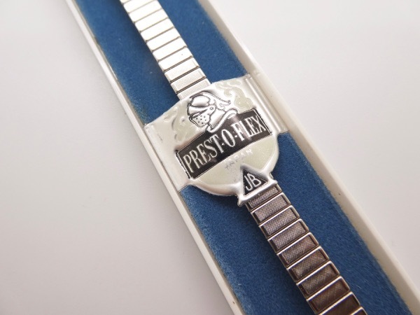 8065* JB CHAMPION PREST-O-FLEX MADE IN JAPAN lady's expansion breath unused belt band Vintage antique 