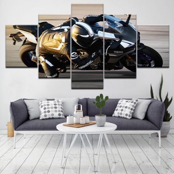 ★☆【48%OFF!!激安!!!】 YZF-R1 バイク 単車 キャンバス アートポスター インテリア 壁紙 20x35 20x45 20x55cm☆★_画像2