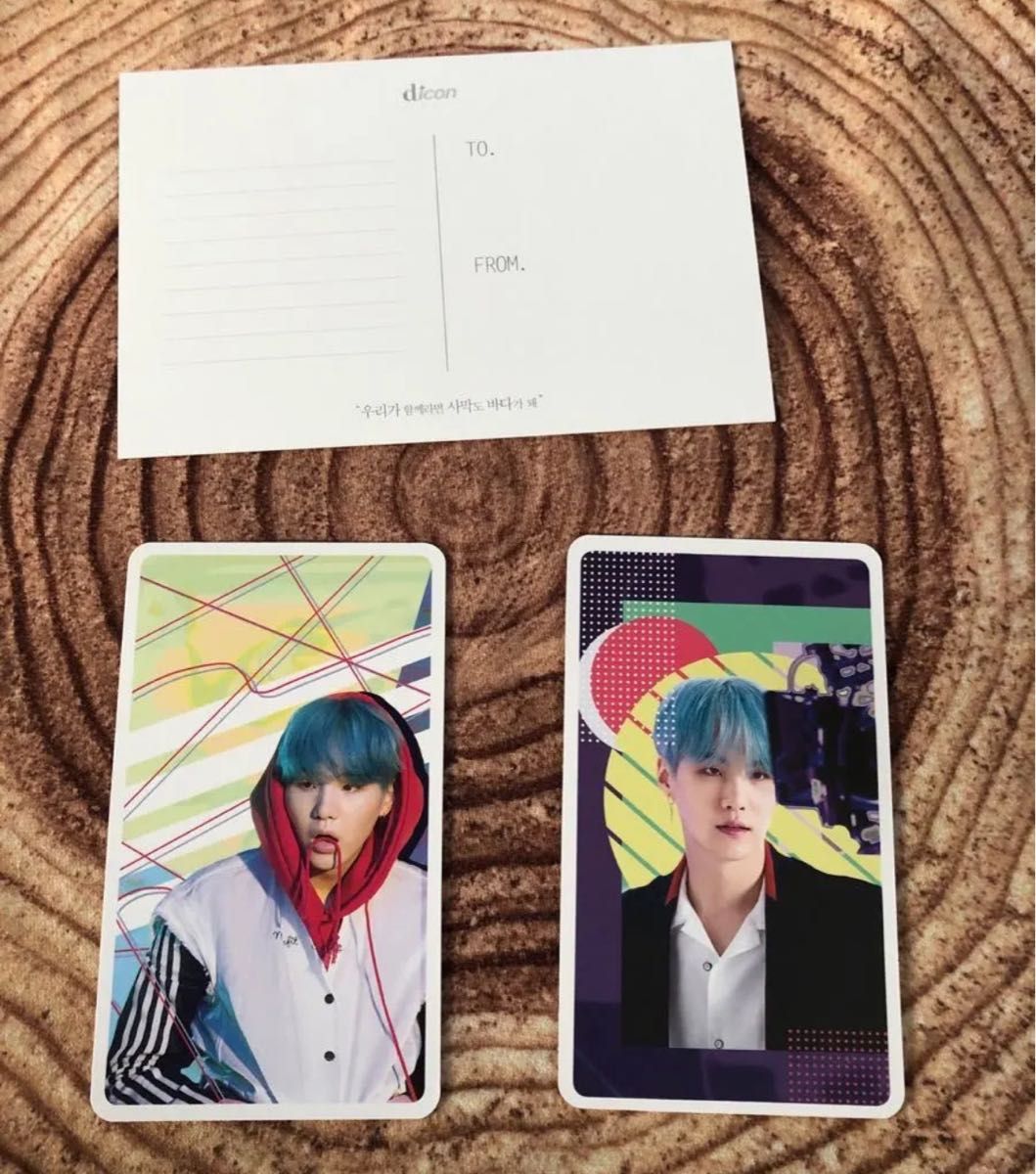 BTS behind dicon 光文社 写真集に付属のフォトカード シュガ BTS behind dicon 光文社 写真集に付属のフォトカード シュガ