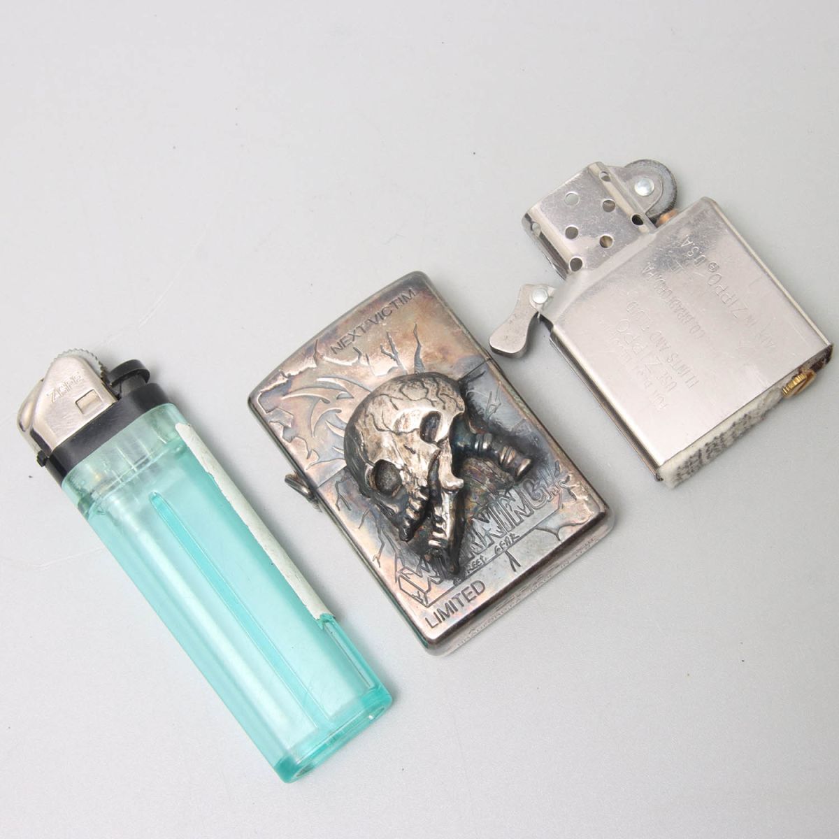 FZ070. ビンテージ ZIPPO ジッポ 1997年製 限定品 WARNING NEXT FZ070. ビンテージ ZIPPO ジッポ 1997年製 限定品 WARNING NEXT