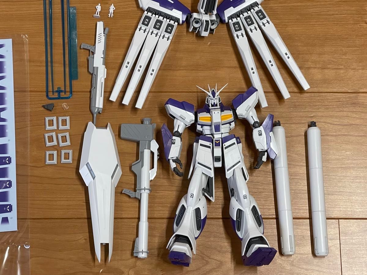 ジャンク MG Hi νガンダム RE ナイチンゲール 素組完成品 2点 ジャンク MG Hi νガンダム RE ナイチンゲール 素組完成品 2点