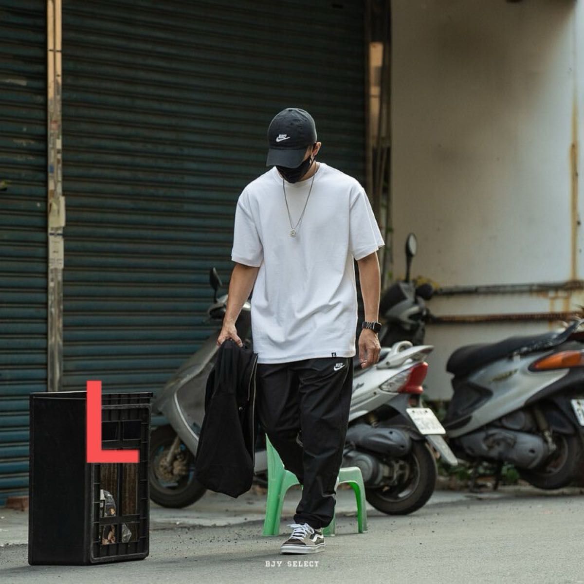ナイキ NIKE ジョガーパンツ L 黒 ウーブントラックパンツ テーパード 新品