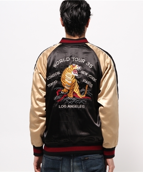 美品 stussy Souvenir Tour Jacket ステューシー スカジャン 美品 stussy Souvenir Tour Jacket ステューシー スカジャン