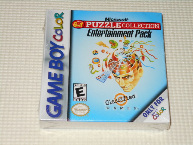 GBA★Microsoft PUZZLE COLLECTION THE 6 in 1 Entertainment Pack 海外版(国内本体動作可能)★新品未開封