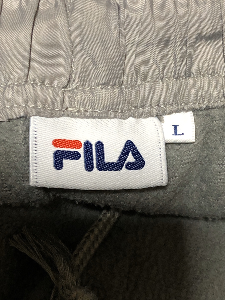 FILA( filler ) длинные брюки джерси FM3930 серый спорт одежда L талия примерно 74~cm бедра примерно 108cm общая длина примерно 95cm[ outlet ]P3