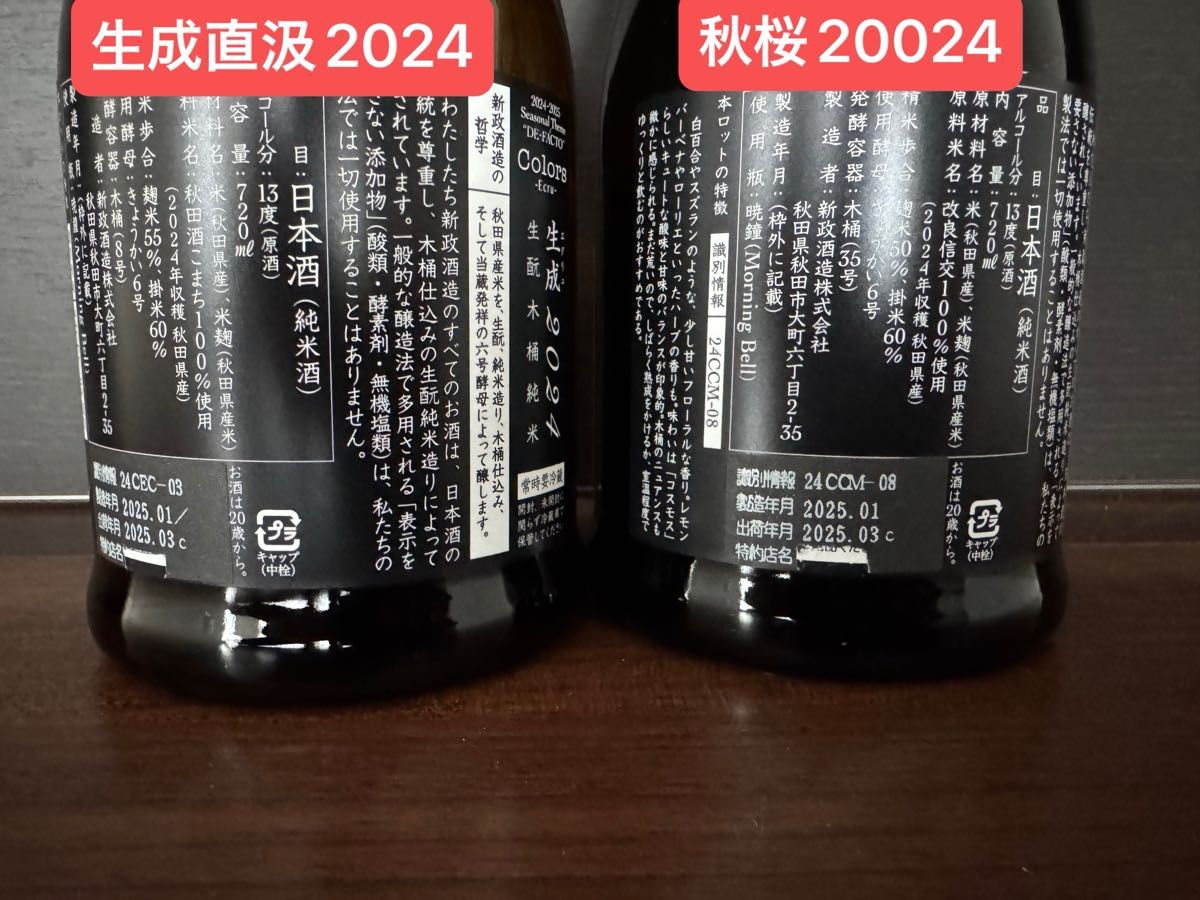 新政 エクリュ直汲2024 コスモス2024 2本セット|Yahoo!フリマ 新政 エクリュ直汲2024 コスモス2024 2本セット|Yahoo!フリマ