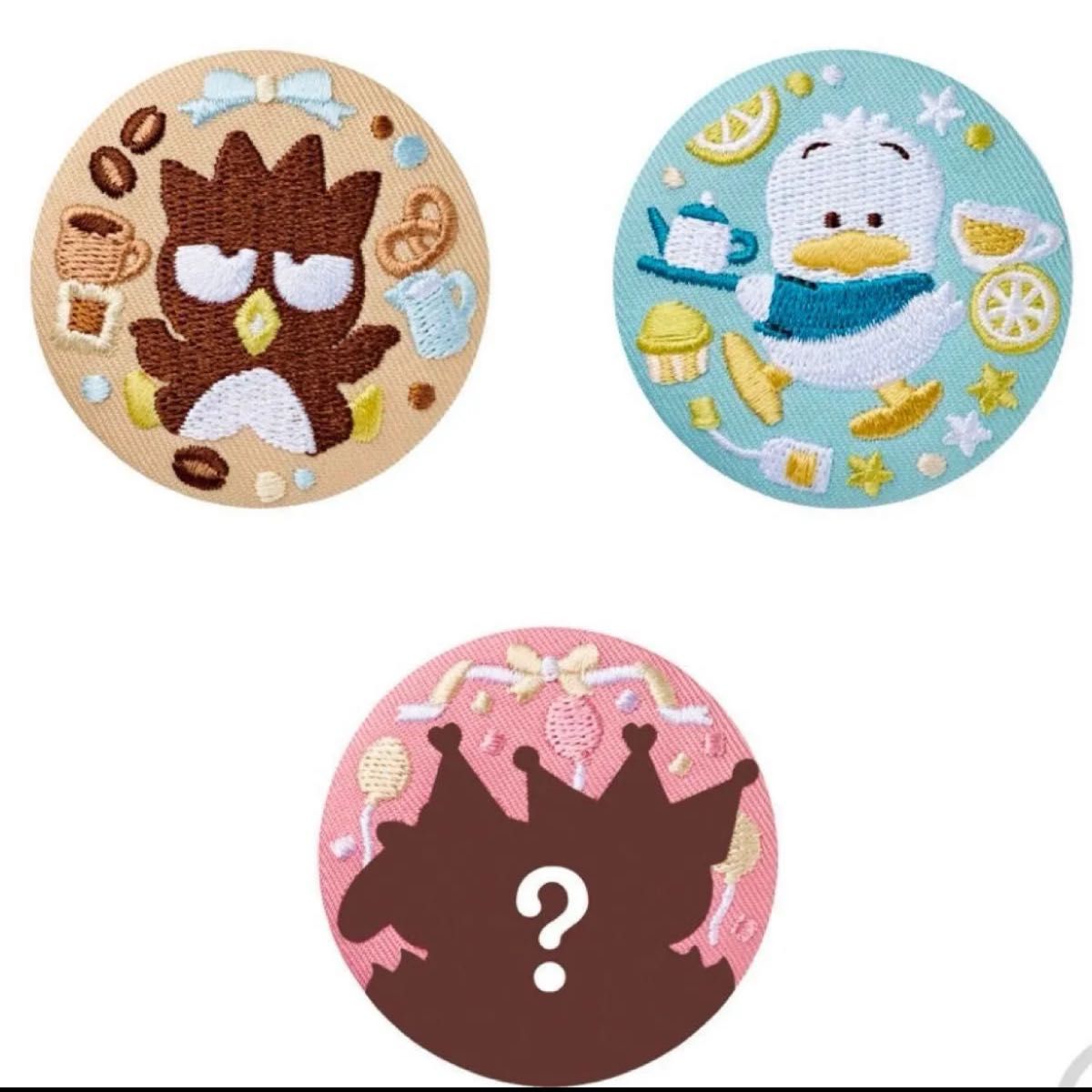 サンリオキャラクターズ 刺繍缶バッジ ビスケット3 サンリオキャラクターズ 刺繍缶バッジ ビスケット3