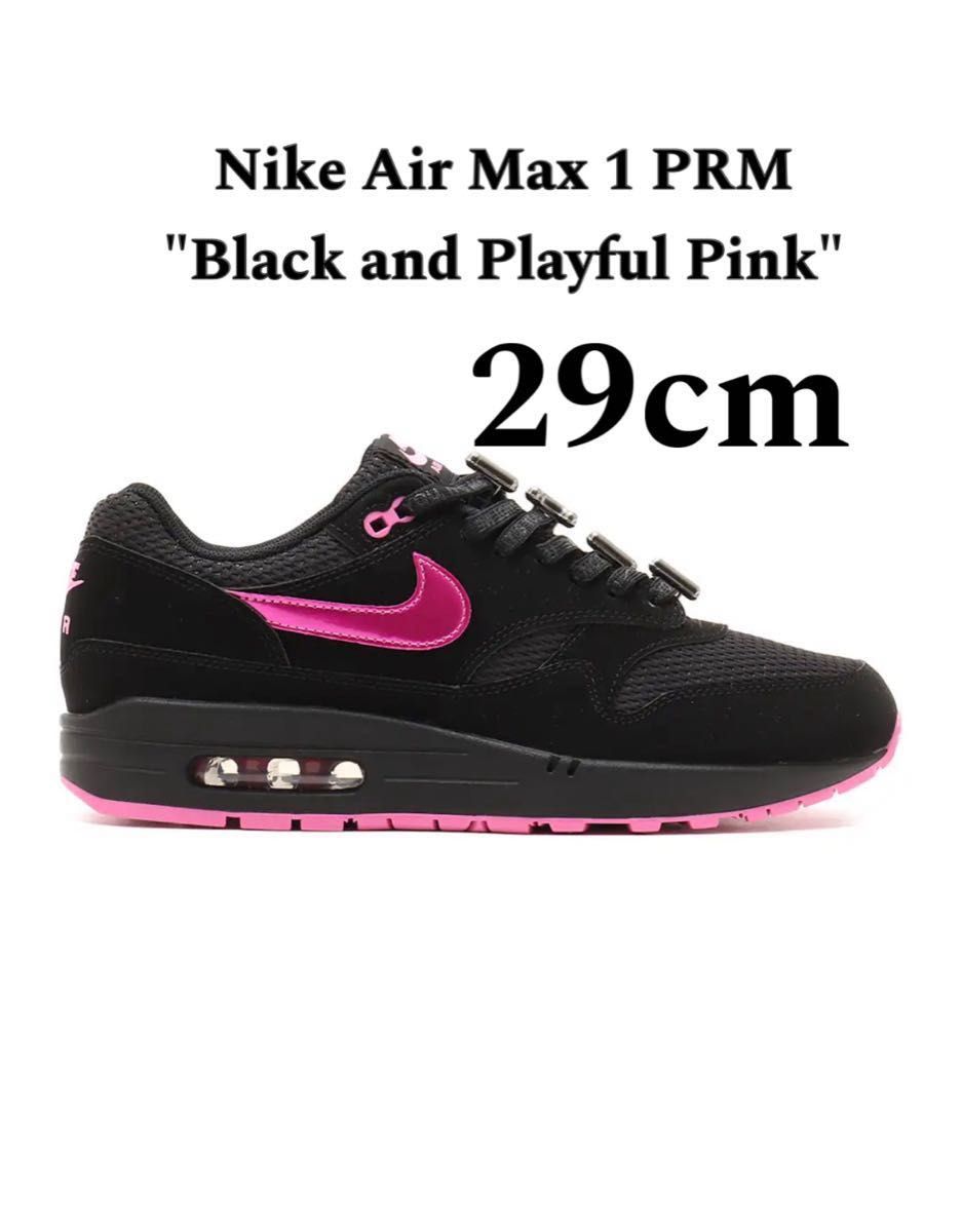 Nike AirMax 1 PRM Black and Playful Pink