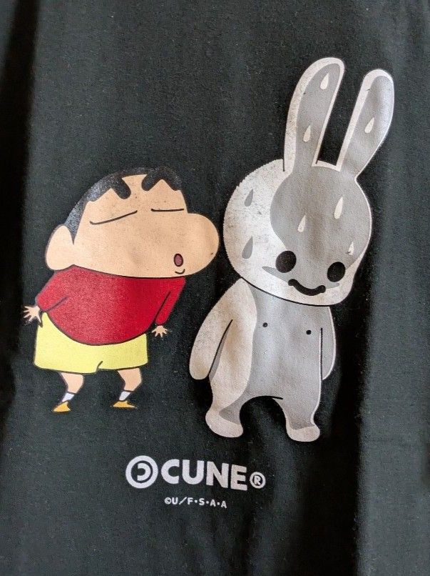 未使用品 キューン クレヨンしんちゃん コラボTシャツ L CUNE 未使用品 キューン クレヨンしんちゃん コラボTシャツ L CUNE