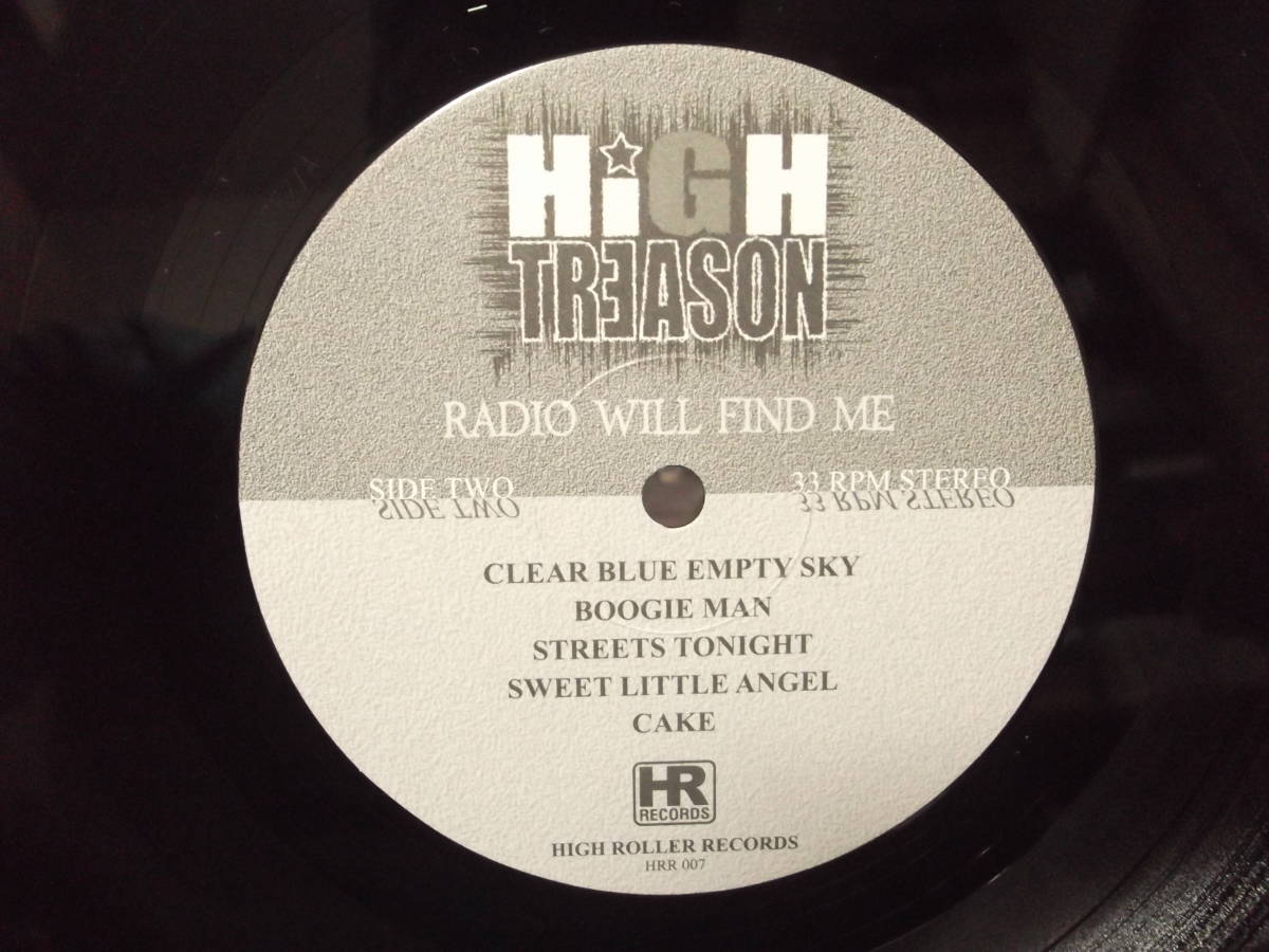 High Treason[Radio Will Find Me]Vinyl, LP [NWOBHM]_画像4