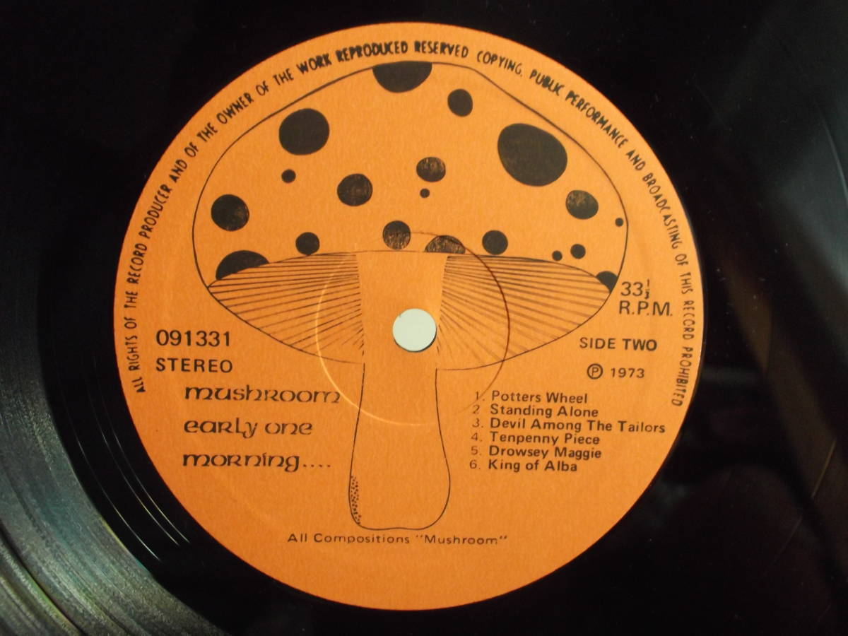 Mushroom [Early One Morning]Vinyl, LP, Album, Reissue _画像4