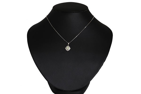 キャッツアイ ダイヤモンド ネックレス 1.00ct 0.47ct Pt850 Pt900