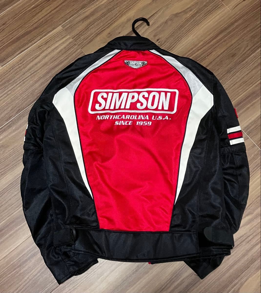 SIMSPON バイク用ジャケット 赤黒 春物 夏物 シンプソンM|Yahoo SIMSPON バイク用ジャケット 赤黒 春物 夏物 シンプソンM|Yahoo