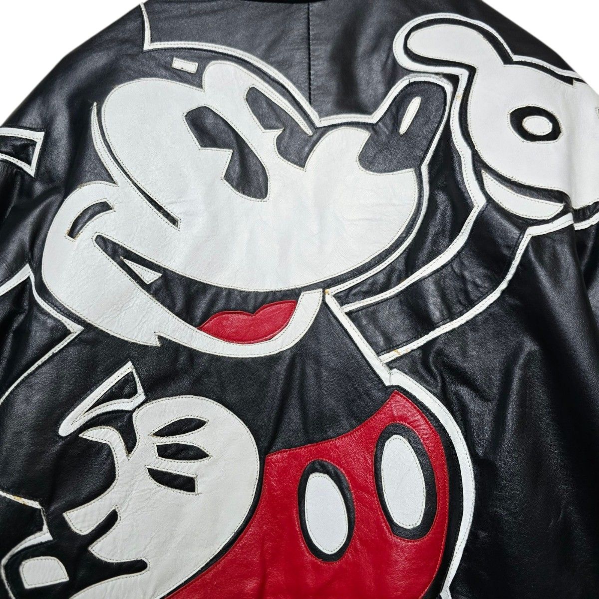 希少】Disney Vintage ディズニー ヴィンテージ レザー 希少】Disney Vintage ディズニー ヴィンテージ レザー