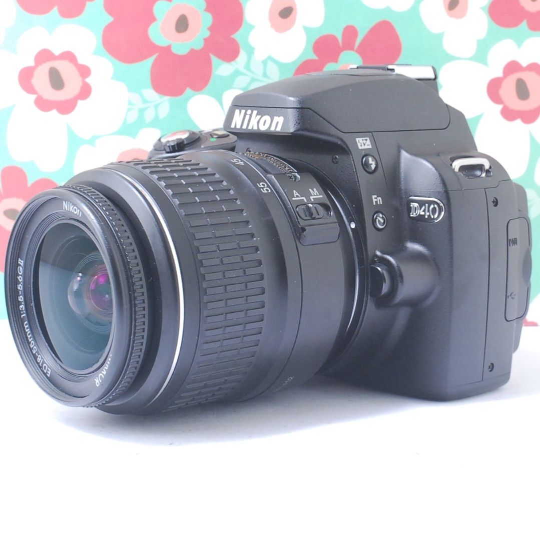 ★小さい軽い簡単綺麗★Nikon D40★届いてすぐ使える★初心者お勧め★