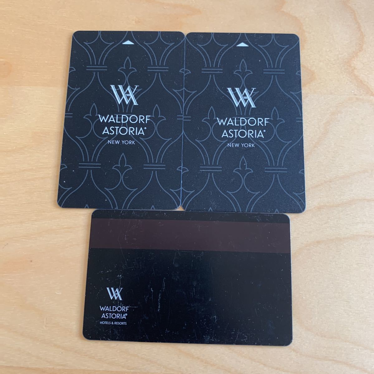 WALDORF Astoria New York hotel カードキー3枚_画像2