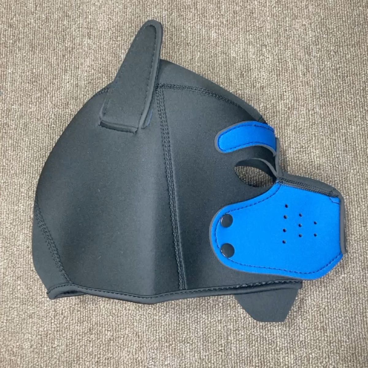 【MJocks】犬 マスク グリーン 緑 コスプレ 変装 パーティ 取り外し可能 フリーサイズ