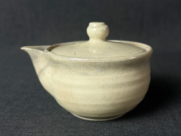 萩焼 在銘 宝瓶 急須◇茶器/茶瓶/茶注/煎茶道具/陶器/陶芸/焼物 萩焼 在銘 宝瓶 急須◇茶器/茶瓶/茶注/煎茶道具/陶器/陶芸/焼物
