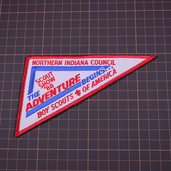 KD99 NORTHERN INDIANA COUNCIL SCOUT SHOW '88 ボーイスカウト BSA ワッペン パッチ ロゴ エンブレム アメリカ 米国 USA 輸入雑貨_画像3