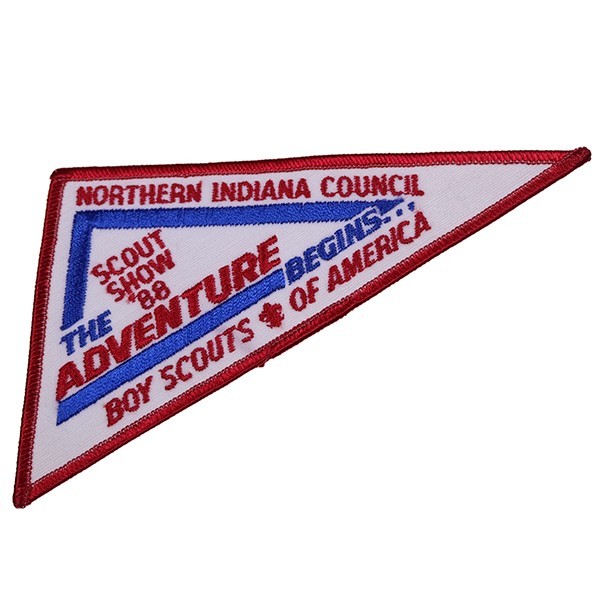 KD99 NORTHERN INDIANA COUNCIL SCOUT SHOW '88 ボーイスカウト BSA ワッペン パッチ ロゴ エンブレム アメリカ 米国 USA 輸入雑貨_画像1
