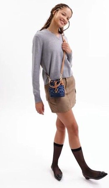 COACH コーチ ミニ バケット バッグ・シグネチャー デニム COACH コーチ ミニ バケット バッグ・シグネチャー デニム