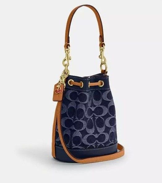 COACH コーチ ミニ バケット バッグ・シグネチャー デニム COACH コーチ ミニ バケット バッグ・シグネチャー デニム