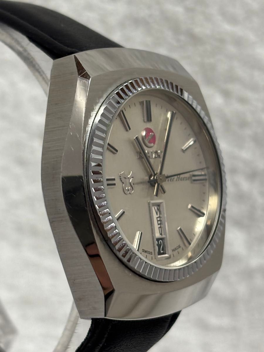 美品】RADO ラドー シルバーホース 自動巻き【12114】デイデイト 美品】RADO ラドー シルバーホース 自動巻き【12114】デイデイト