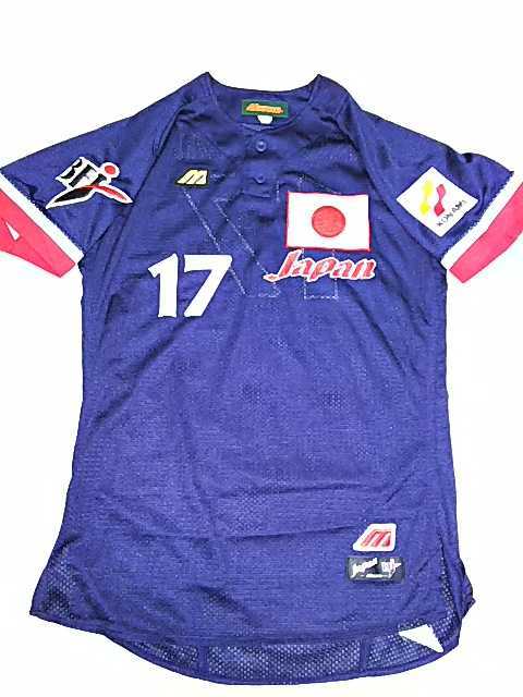 新品 JAPAN 17番 ミズノ 野球日本代表 ジャパン プロコレクション O