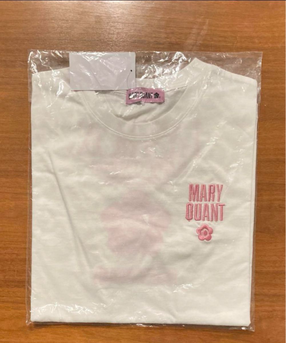 プラザ限定 マリークワント ビックサイズ Tシャツ オフホワイト プラザ限定 マリークワント ビックサイズ Tシャツ オフホワイト