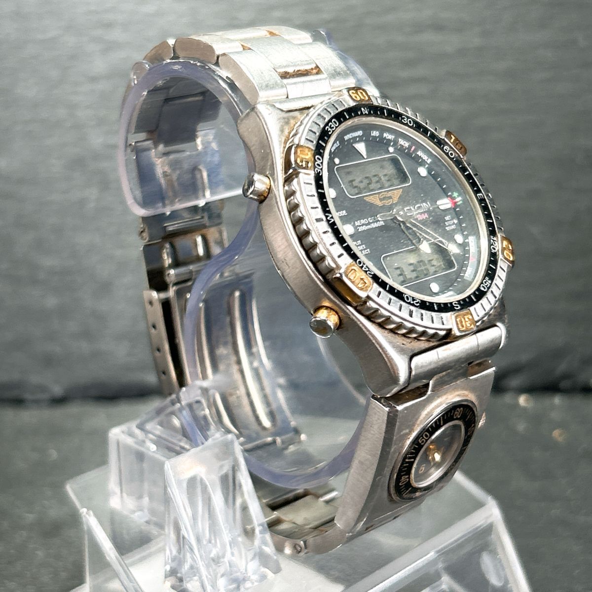 ELGIN エルジン 1864 FK-930E 腕時計 クオーツ アナデジ ELGIN エルジン 1864 FK-930E 腕時計 クオーツ アナデジ