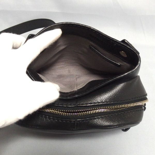 極美品☆MOTHERHOUSE Sora 2Way Shoulder M レザー ブラック 極美品☆MOTHERHOUSE Sora 2Way Shoulder M レザー ブラック