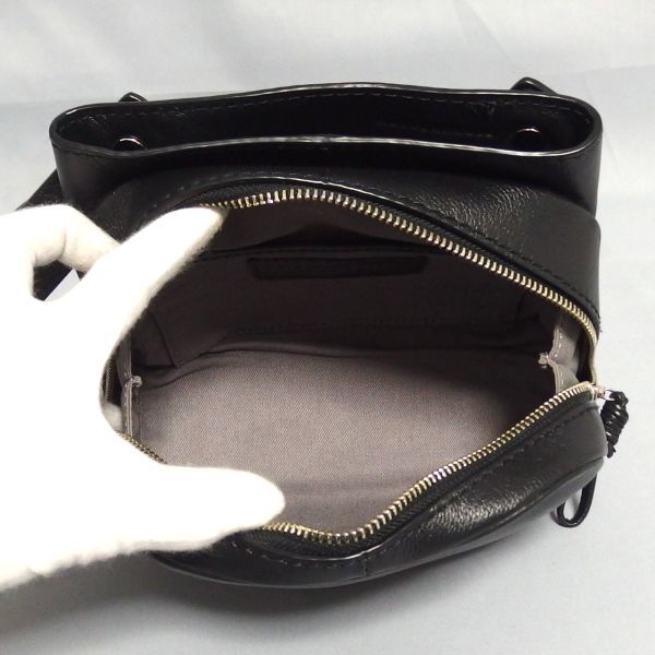 極美品☆MOTHERHOUSE Sora 2Way Shoulder M レザー ブラック 極美品☆MOTHERHOUSE Sora 2Way Shoulder M レザー ブラック