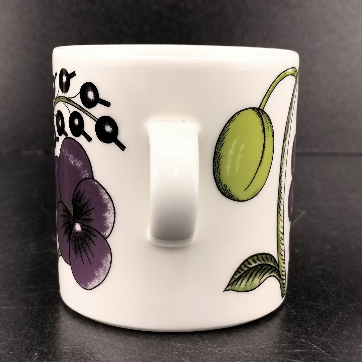 6 アラビア パラティッシ マグ カップ 240ml パープル 紫色 CR 0918 Paratiisi ARABIA◆コップ ペア 北欧 陶器 洋 食器 オーブン 対応_画像5