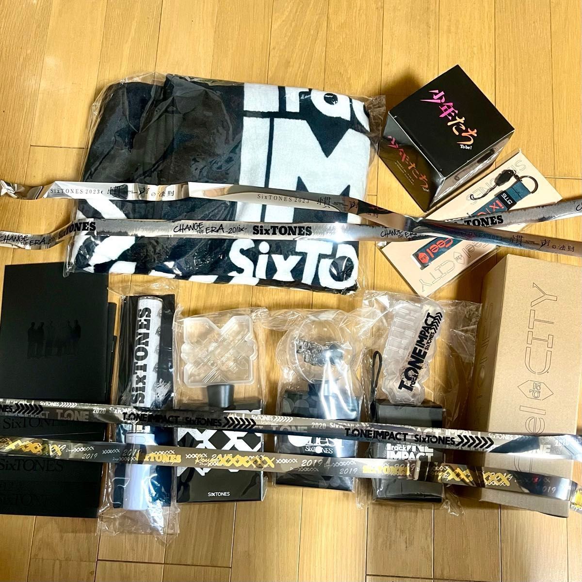 SixTONES 正規品 ペンライト まとめ売り チェンエラ ラフスト OneST feel da CITY 少年たち