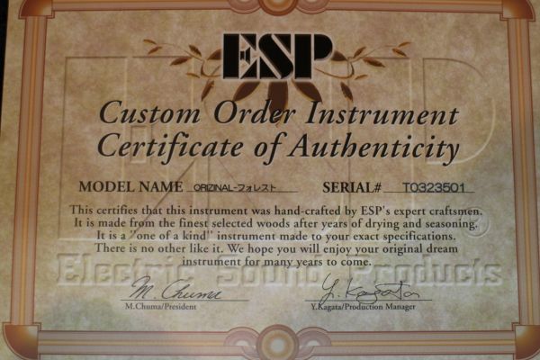 * used * ESP ORIGINAL forest active passive electric base certificate attached tube GT125 * beautiful goods *