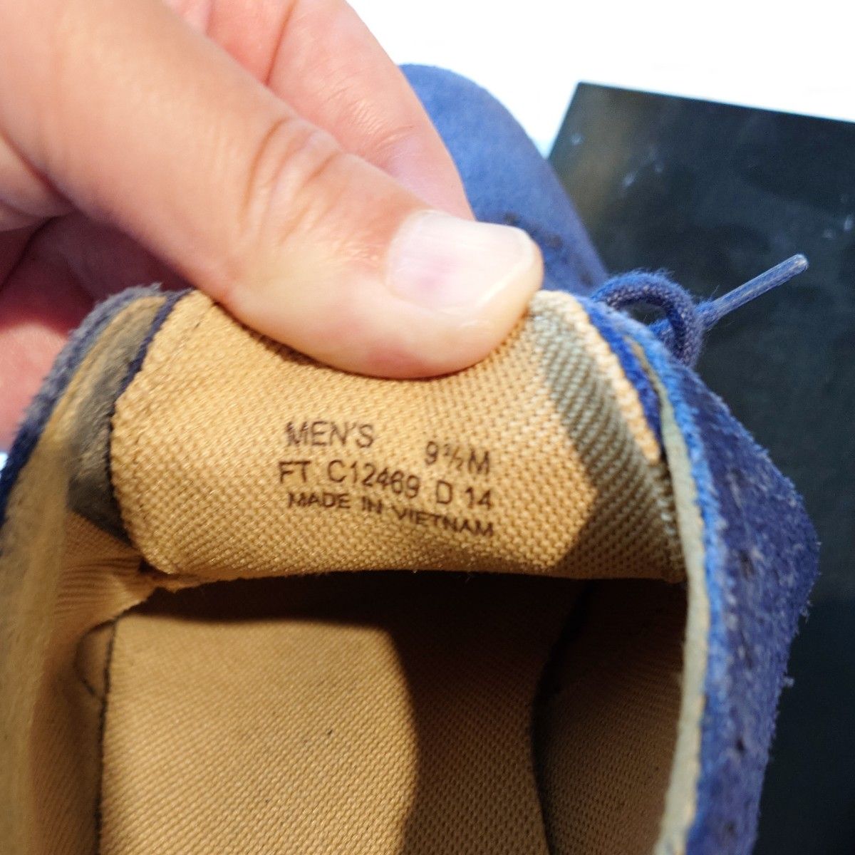 COLE HAAN(コールハーン)スエード ウイングチップ ネイビー 27cm COLE HAAN(コールハーン)スエード ウイングチップ ネイビー 27cm