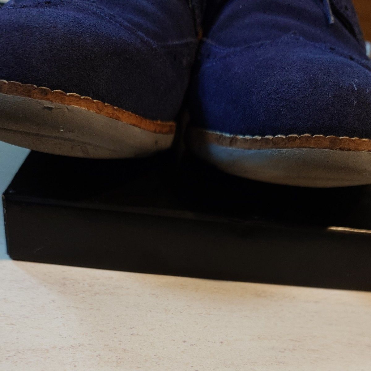 COLE HAAN(コールハーン)スエード ウイングチップ ネイビー 27cm COLE HAAN(コールハーン)スエード ウイングチップ ネイビー 27cm