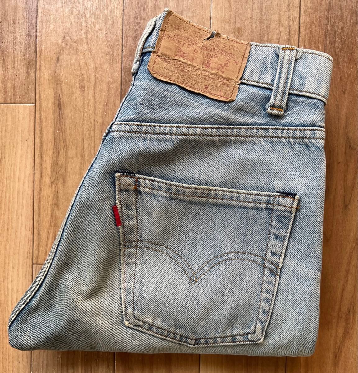 Melt the lady switched denim pants ジーンズ、デニム