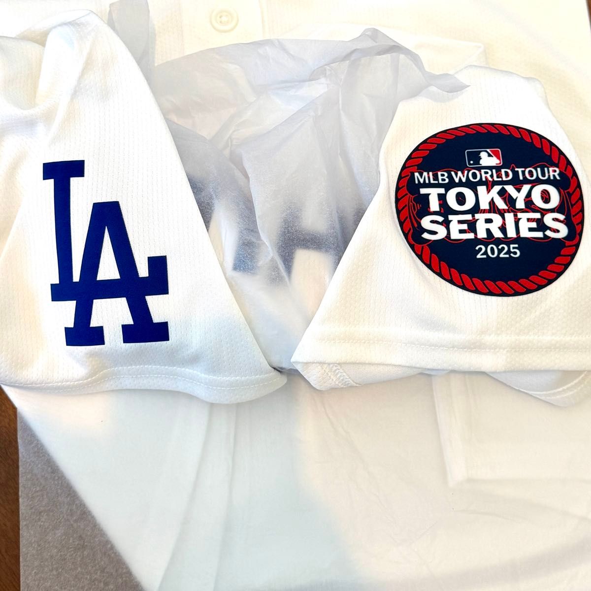 大谷翔平着用 MLB東京シリーズ開幕戦 限定ユニフォームL 限定BOX 大谷翔平着用 MLB東京シリーズ開幕戦 限定ユニフォームL 限定BOX