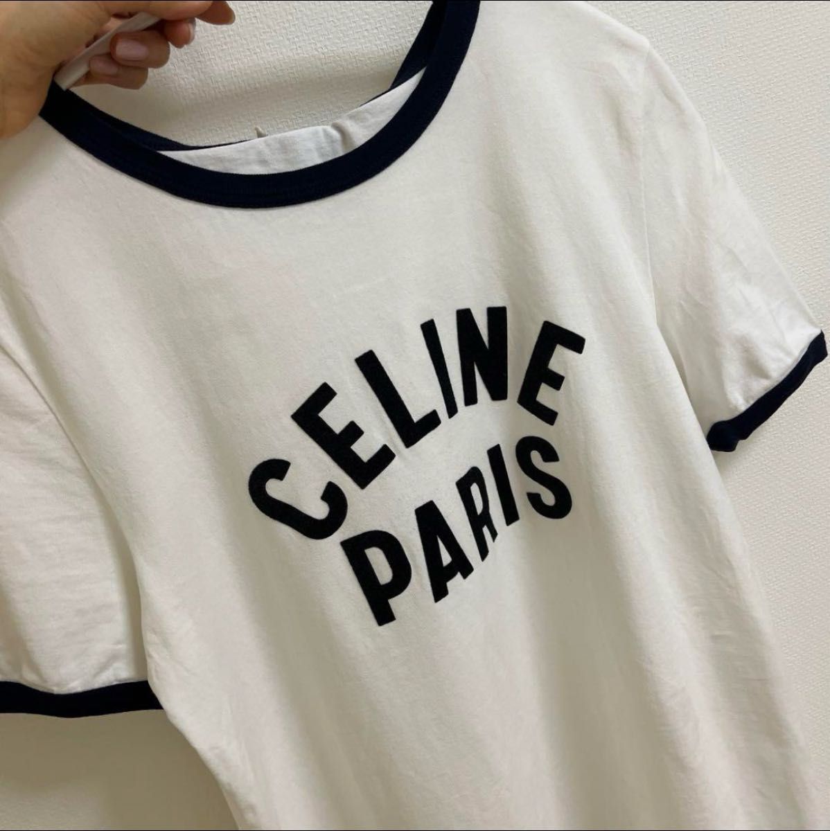 美品 CELINE 正規品 ロゴ リンガー Tシャツ S|Yahoo!フリマ(旧 美品 CELINE 正規品 ロゴ リンガー Tシャツ S|Yahoo!フリマ(旧