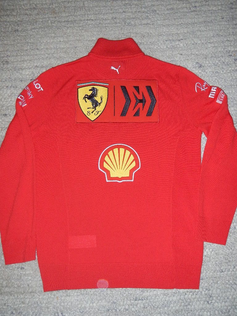2020 フェラーリ F1 チーム放出品 クルー用 HZ ウール セーター 2020 フェラーリ F1 チーム放出品 クルー用 HZ ウール セーター