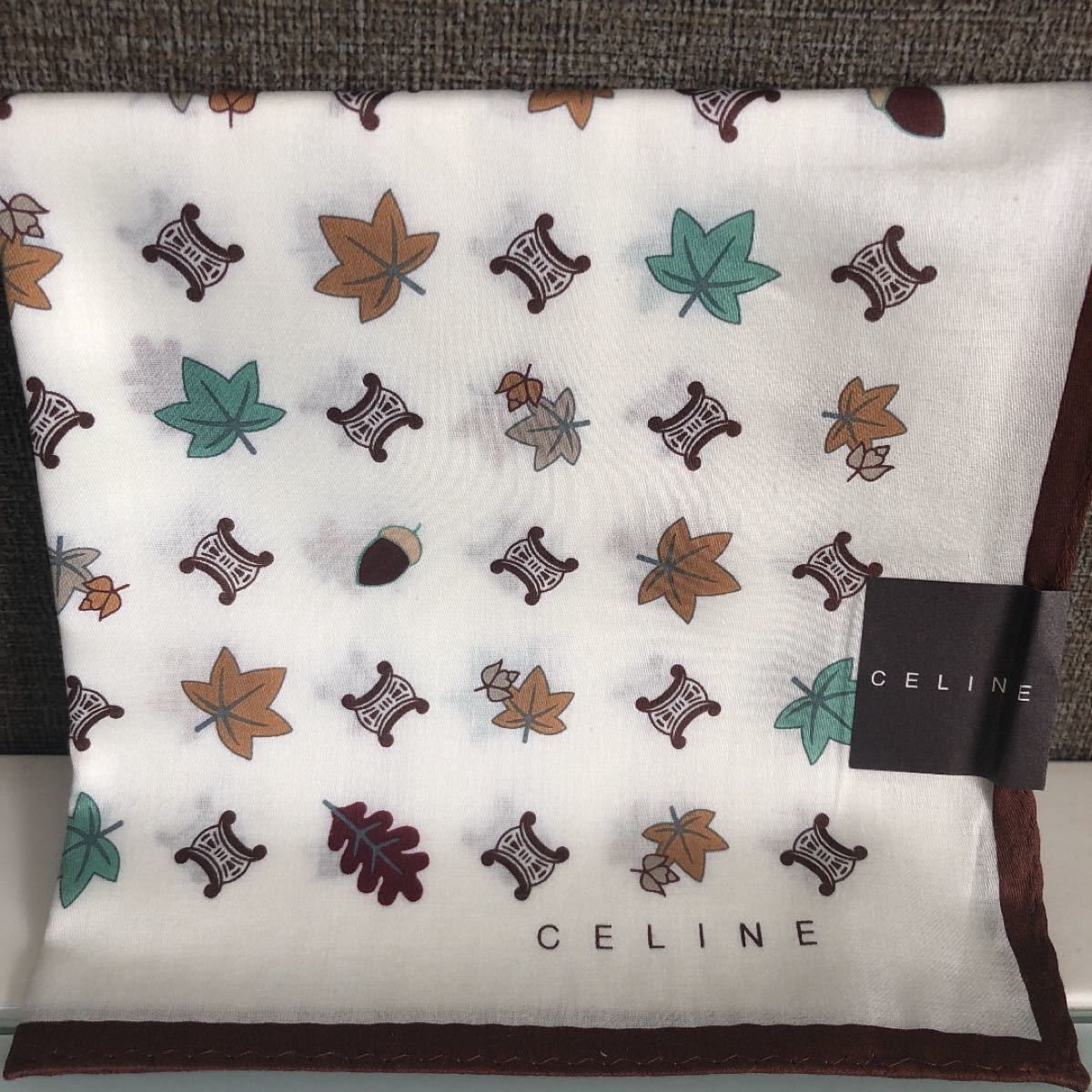 新品！レア！貴重！ セリーヌハンカチ CELINE 柄