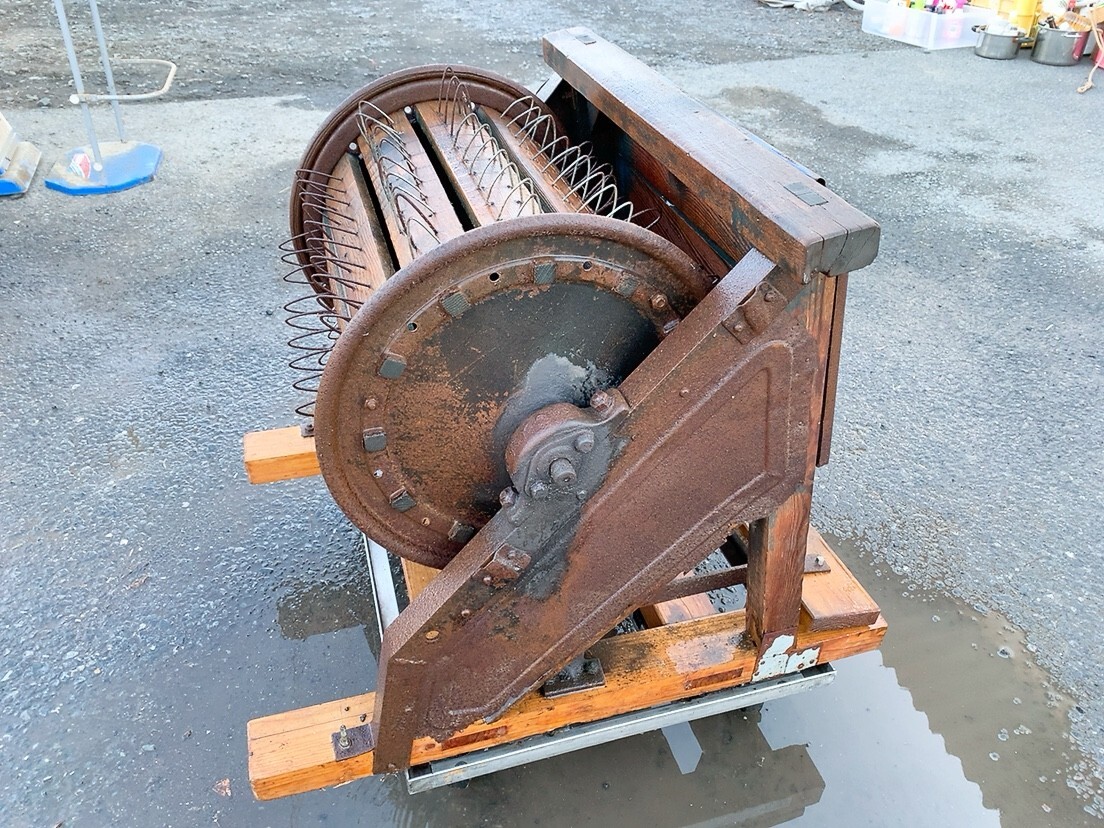 訳あり チヨダ式 脱穀機 新ノーリツ號 脱こく機 足踏み式 農機具 訳あり チヨダ式 脱穀機 新ノーリツ號 脱こく機 足踏み式 農機具
